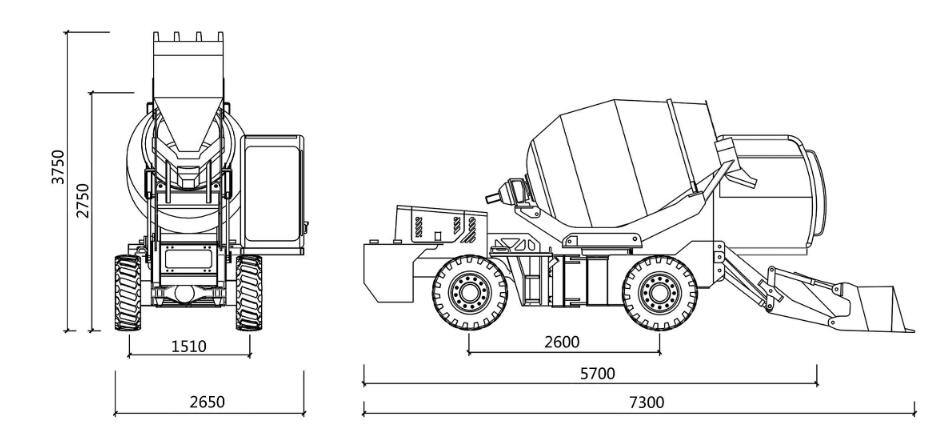 functions of 1.8 self loading mixer