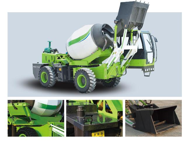  2.6m3 self loading mixer
