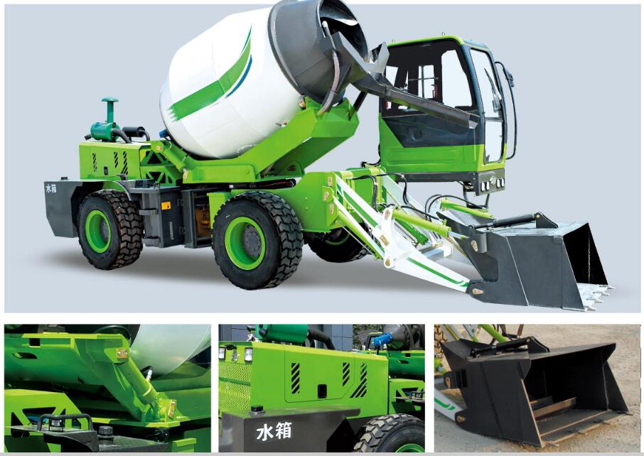  3.5m3 self loading mixer