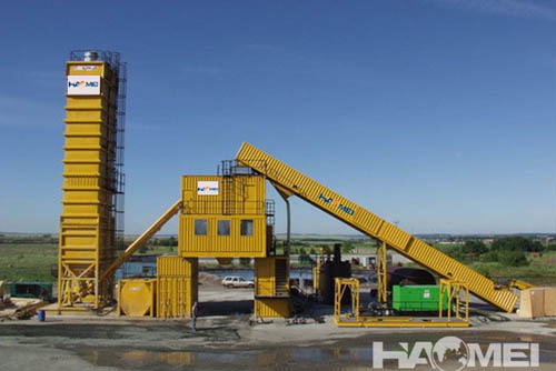 Compact modular batching plants