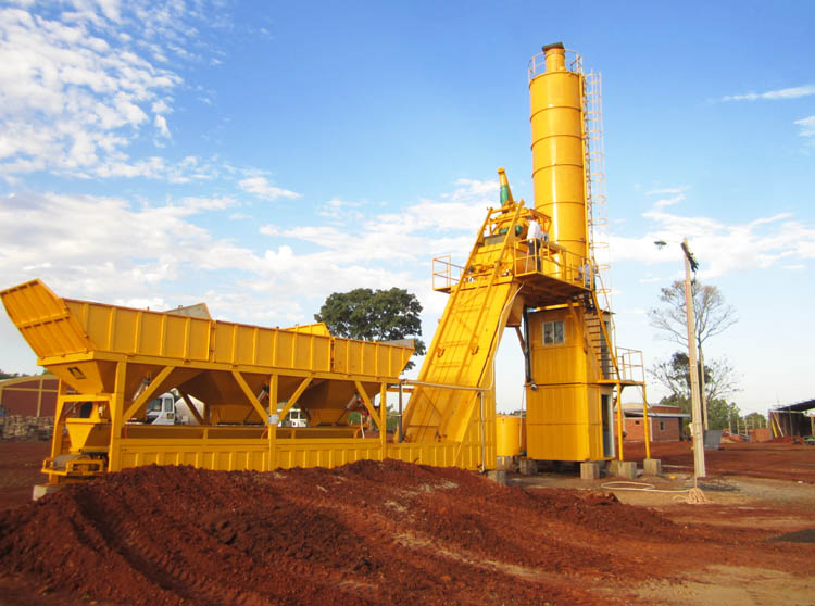 YHZS25 Mobile concrete plant 