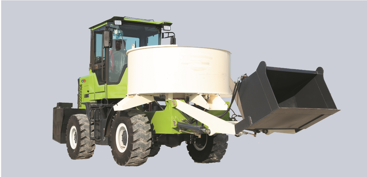 Self Loading Transit Concrete Mixer 
