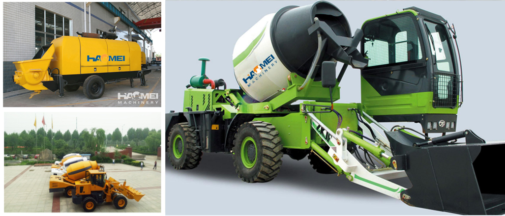 Self Loading Mixer With Pump 