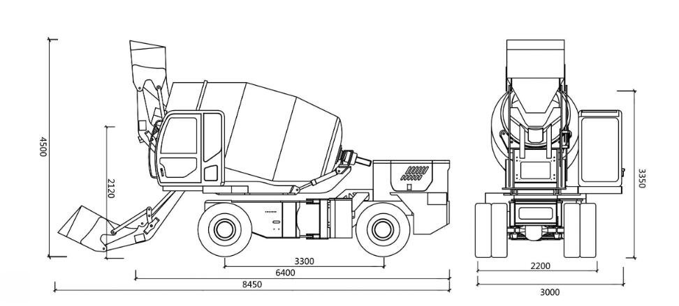  4.0 self loading mixer